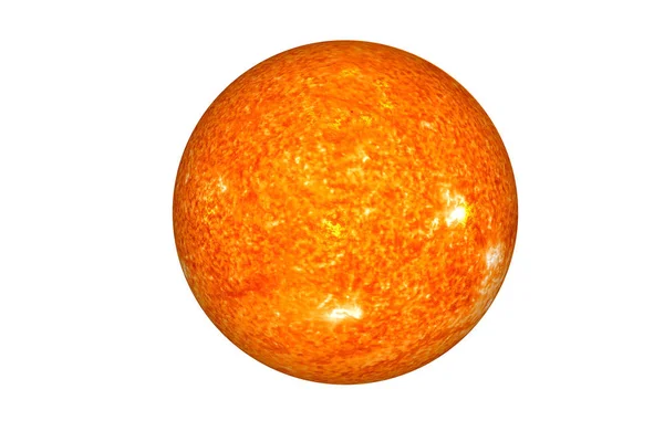 Ο ήλιος. Το κύριο αστέρι του ηλιακού συστήματος απομονωμένες — Φωτογραφία Αρχείου