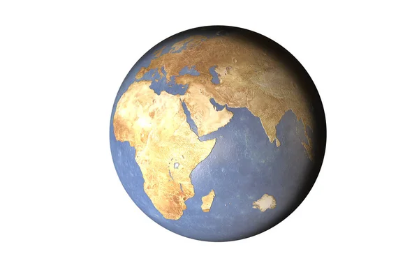 Globális felmelegedés a Föld bolygó, a Naprendszerünk elszigetelt. Ez a kép a Nasa berendezett elemei. — Stock Fotó