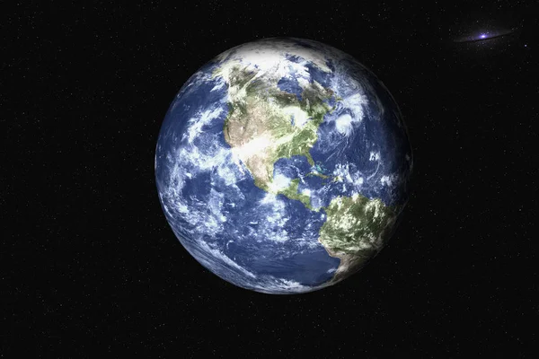 Planeta Ziemia w kosmosie — Zdjęcie stockowe