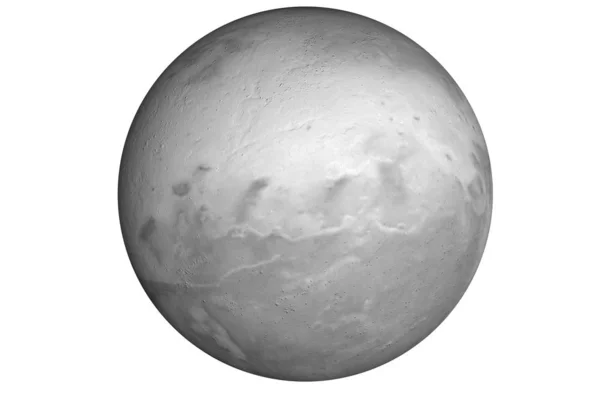 Grijze Rock planeet Pluto — Stockfoto