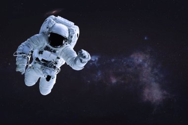 Uzayda Yalnız Spaceman. 