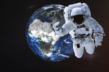 Dünya gezegenine yakın astronot 