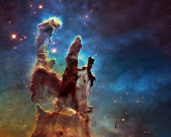 New view of the Pillars of Creation — Stock Photo, Image