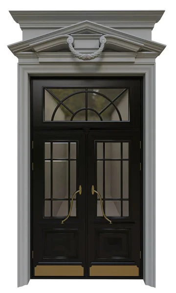 Entrance Classic Street Doors — Stock Photo, Image