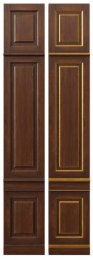 Arka plan olarak ahşap panellerin dokusu.