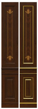 Arka plan olarak ahşap panellerin dokusu.