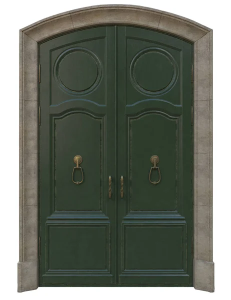 Classic entrance doors — Stock Photo, Image