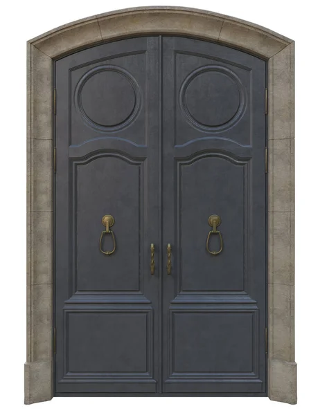 Classic entrance doors — Stock Photo, Image