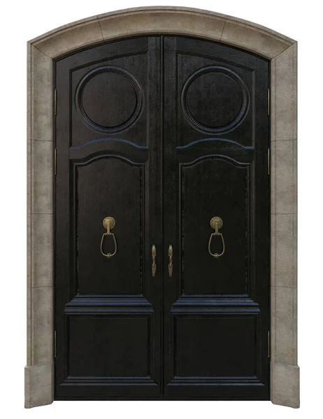 古典的な入り口のドア — ストック写真
