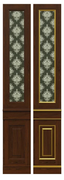 Textuur van houten panelen als achtergrond. — Stockfoto