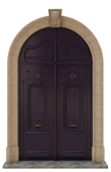Klasické Dveře Pro Krásné Domy — Stock fotografie