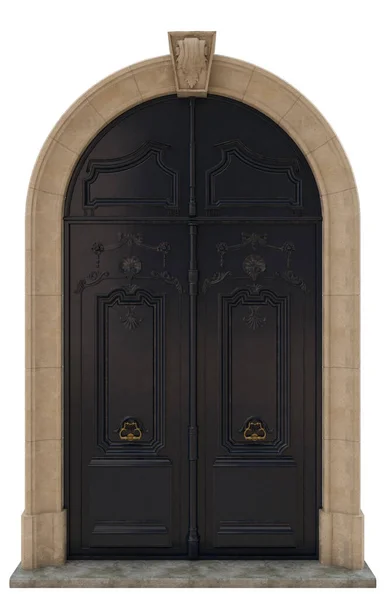 Porte Classique Pour Belles Maisons — Photo