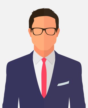 Bilinmeyen kişi siluet gözlüklü. Profil resmi, siluet profil. Adam avatar profil. Erkek profili simgeleri.