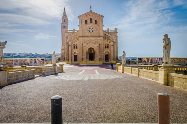 Basílica Santuário Nacional Bem Aventurada Virgem Pinu Gozo Malta — Fotografia de Stock