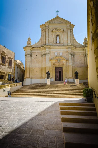 Widokiem Cytadelę Gozo — Zdjęcie stockowe