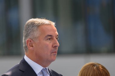 Brüksel, Belçika - 11 Temmuz 2018: Nato'ya Gelen Dünya Liderleri, Kuzey Atlantik Antlaşması Örgütü, Zirve 2018