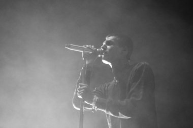 12.02.2019. Riga, Letonya. Amerikalı grup mahalle Arena Riga'da gerçekleştirir..