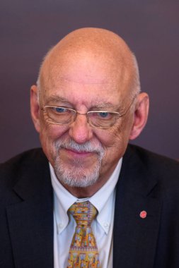 29.03.2019. Riga, Letonya. Hans Dahlgren, AB işleri İsveç, Edgars Rinkevics, Bakanı, dış işleri Letonya ile toplantı sırasında Devlet Bakanı.