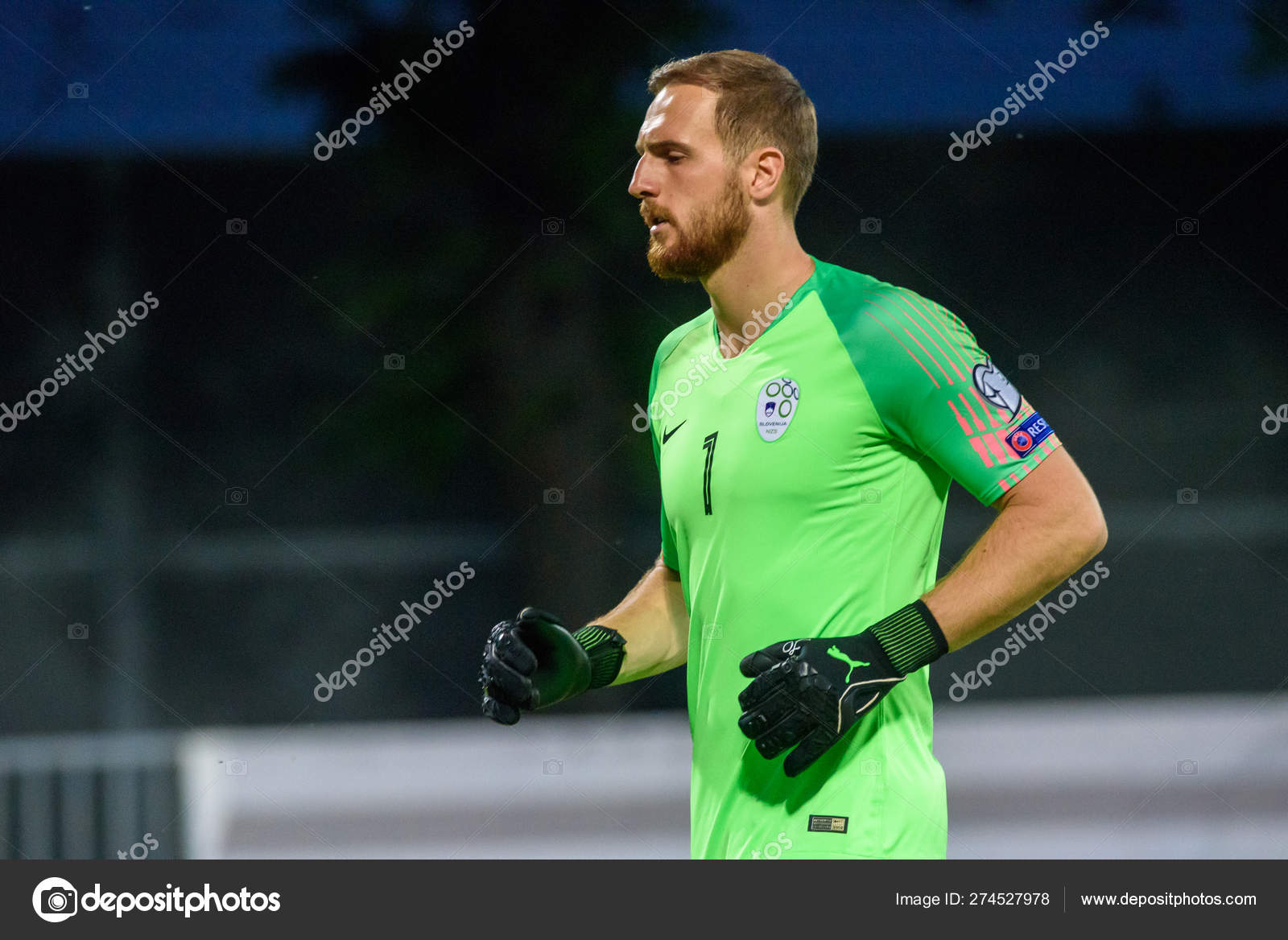 Riga Latvia 10Th June 2019 Jan Oblak Goalkeeper Team Slovenia