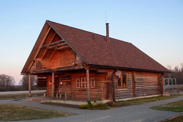 Lubana Latvia April 05Th 2019 Lubana Wetland Information Center Latvia — Stock Photo, Image