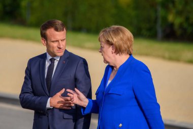 Brüksel, Belçika - 11 Temmuz 2018: Dünya liderleri Nato (Kuzey Atlantik Antlaşması Örgütü) Zirvesi 2018'de çalışma yemeği için geliyor)