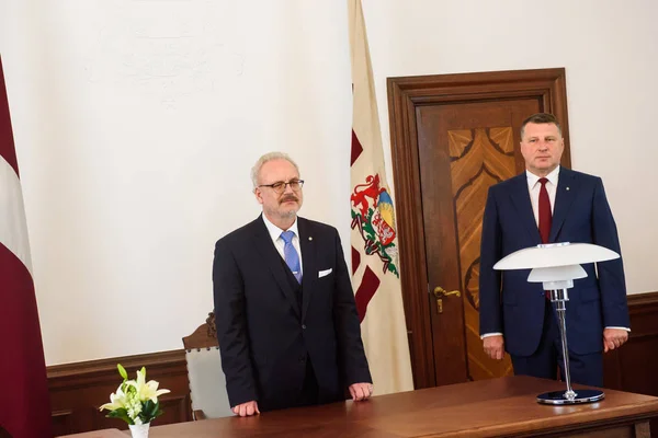 Riga Lettland Juli 2019 Egils Levits Neu Gewählter Präsident Von — Stockfoto