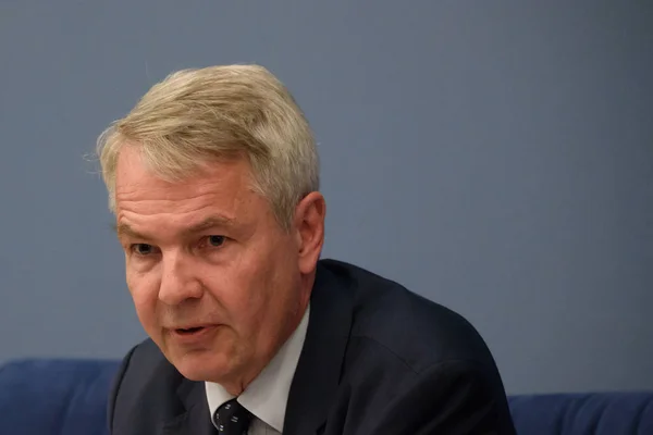 Ρίγα Λετονία 30Th Ιουλίου 2019 Pekka Haavisto Υπουργός Εξωτερικών Της — Φωτογραφία Αρχείου