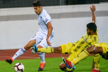 Riga, Letonya. 08 Ağustos 2019. UEFA Avrupa Ligi Üçüncü Ön Eleme Turu 1..