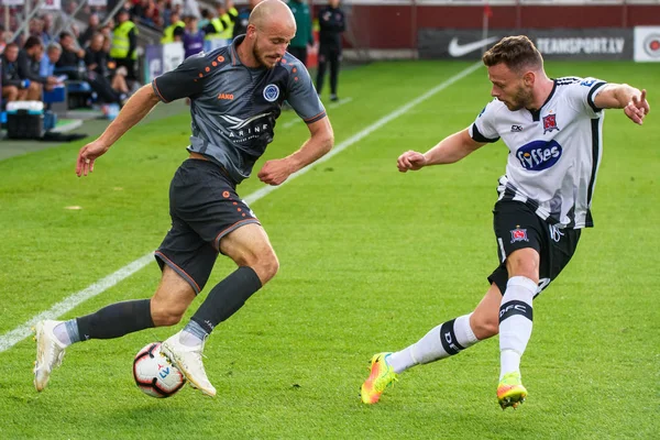 Riga Letland Juli 2019 Uefa Champions League Ronde Ronde Voetbalwedstrijd — Stockfoto