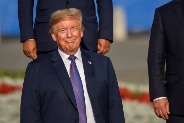 2018 Bruselas Bélgica Donald Trump Presidente Estados Unidos América Durante — Foto de Stock