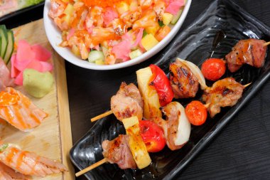 Japon Barbekü domuz eti ızgara