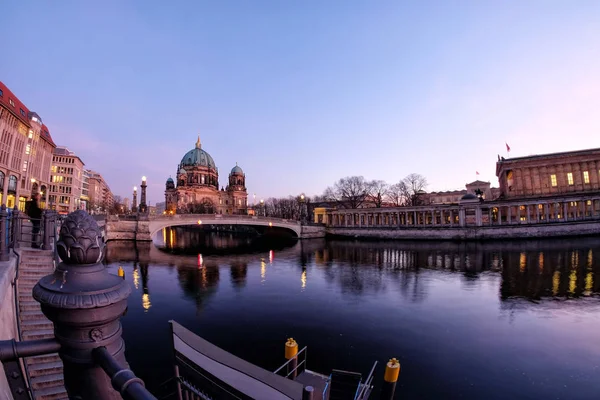 Cathédrale Berlin Berliner Dom Célèbre Museumsinsel Île Aux Musées Avec — Photo