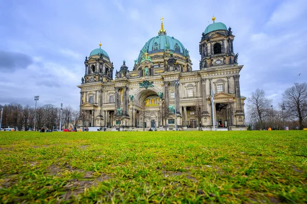 Cathédrale Berlin Berliner Dom Célèbre Museumsinsel Île Aux Musées Avec — Photo