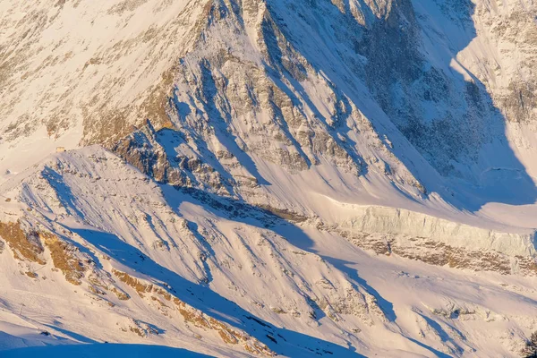 Dettaglio Primo Piano Matterhorn Picco Sfondo Zermatt Svizzera — Foto Stock