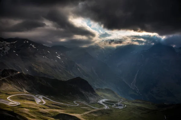 Großglockner Hochalpenstraße Nationaal Park Hohe Tauern Oostenrijk — Stockfoto