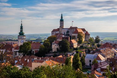 South Moravian küçük şehir Mikulov