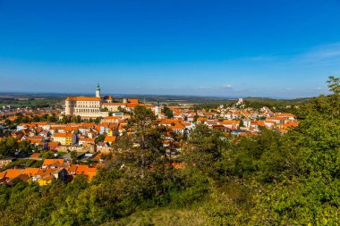 South Moravian küçük şehir Mikulov