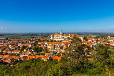 South Moravian küçük şehir Mikulov