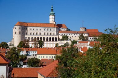 South Moravian küçük şehir Mikulov