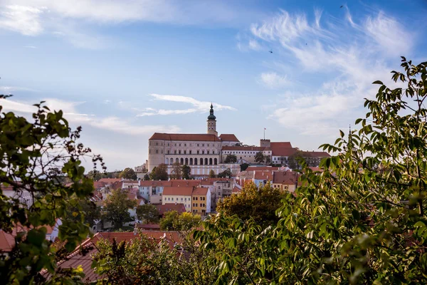 South Moravian small town of Mikulov — Stock Photo, Image