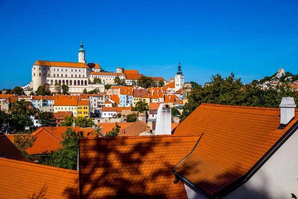 South Moravian small town of Mikulov — Stock Photo, Image