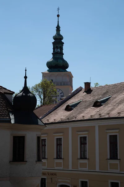 Historical picturesque streets of Mikulov — Stock Photo, Image