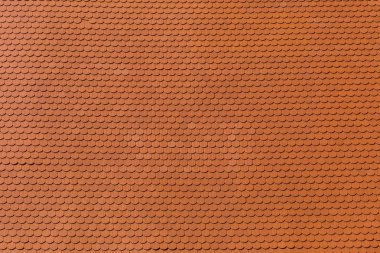 Kırmızı kiremitli çatı dokusu