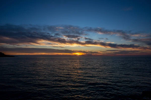 Sunset over the Adriatic Sea — Stock Photo, Image