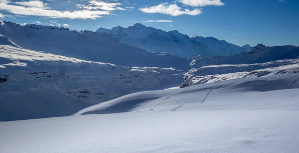 Panorama de Mont blanc — Foto de Stock