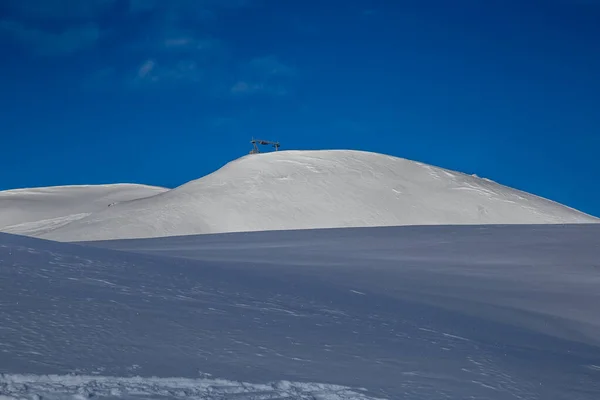 Sněžné sjezdovky Flaine, Haute Savoie — Stock fotografie