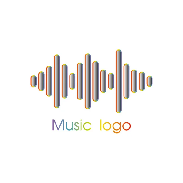 Musik spelaren logotyp. — Stock vektor