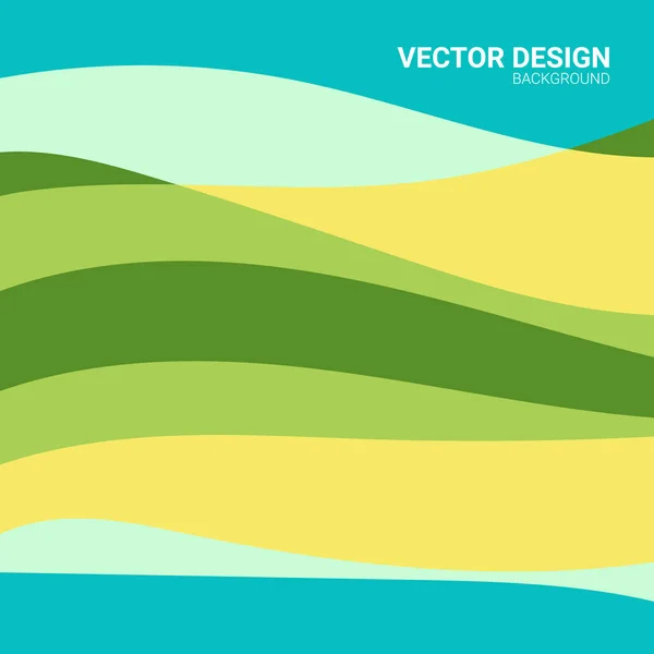 Fondo de color abstracto con ondas. Patrón vectorial — Archivo Imágenes Vectoriales