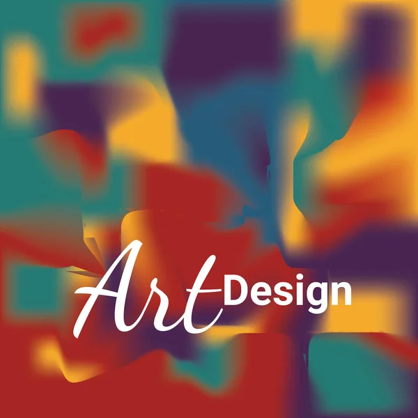 Fond abstrait flou en gradient de maille. Modèle de bannière lisse coloré — Image vectorielle
