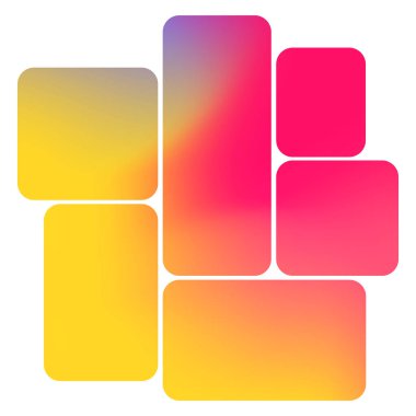 Bulanık gradyan ağ arkaplanı. Renkli yumuşak pankart şablonu